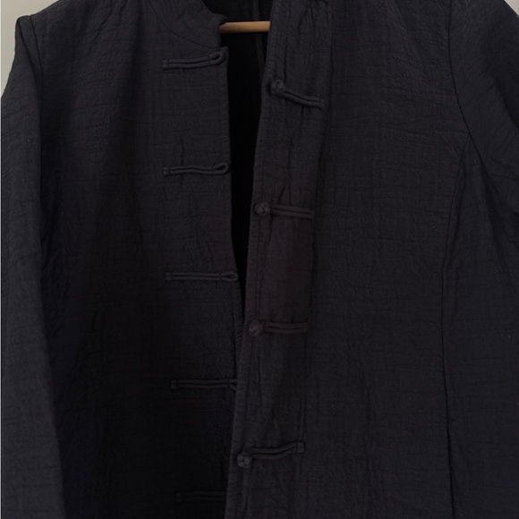 Women's Eileen Fischer Asian style coat - Picture 3 of 5